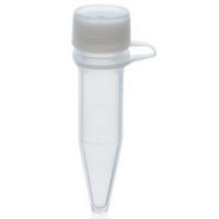 Microtube 1.5 ml sans jupe avec capuchon PE attaché sans graduation