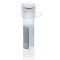 Microtube 0.5 ml avec jupe avec capuchon PP attaché sans graduation