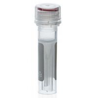 Microtube 0.5 ml avec jupe avec capuchon PP bague d'inviolabilité sans graduation